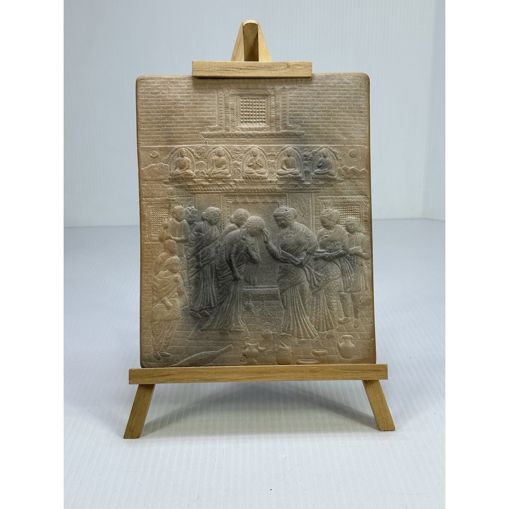 Relief Ceramic Laskush Stand 100% Handmade In Nepal Crafted In Kathmandu